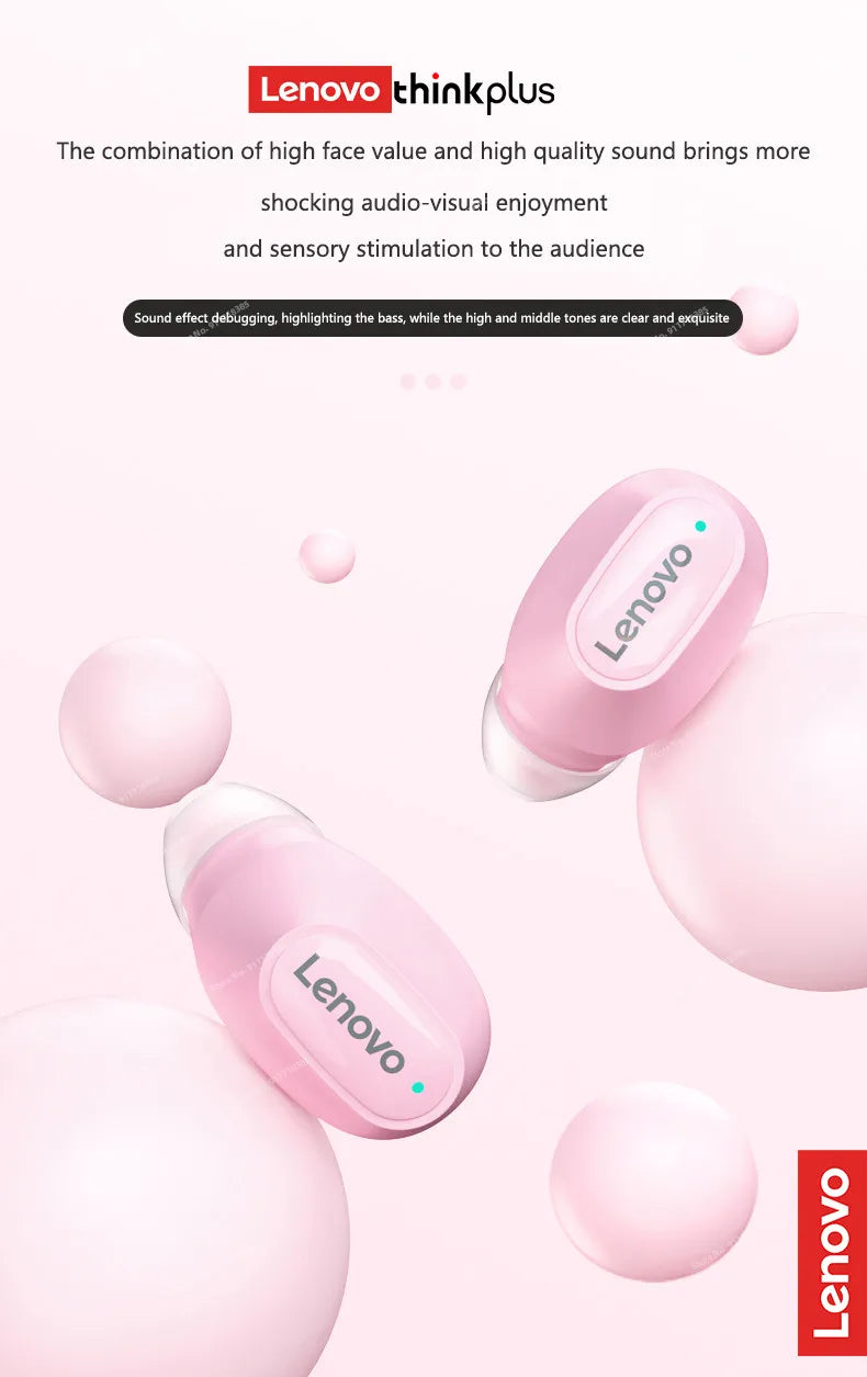Lenovo XT62 Bluetooth 5.3 Earphones Wireless