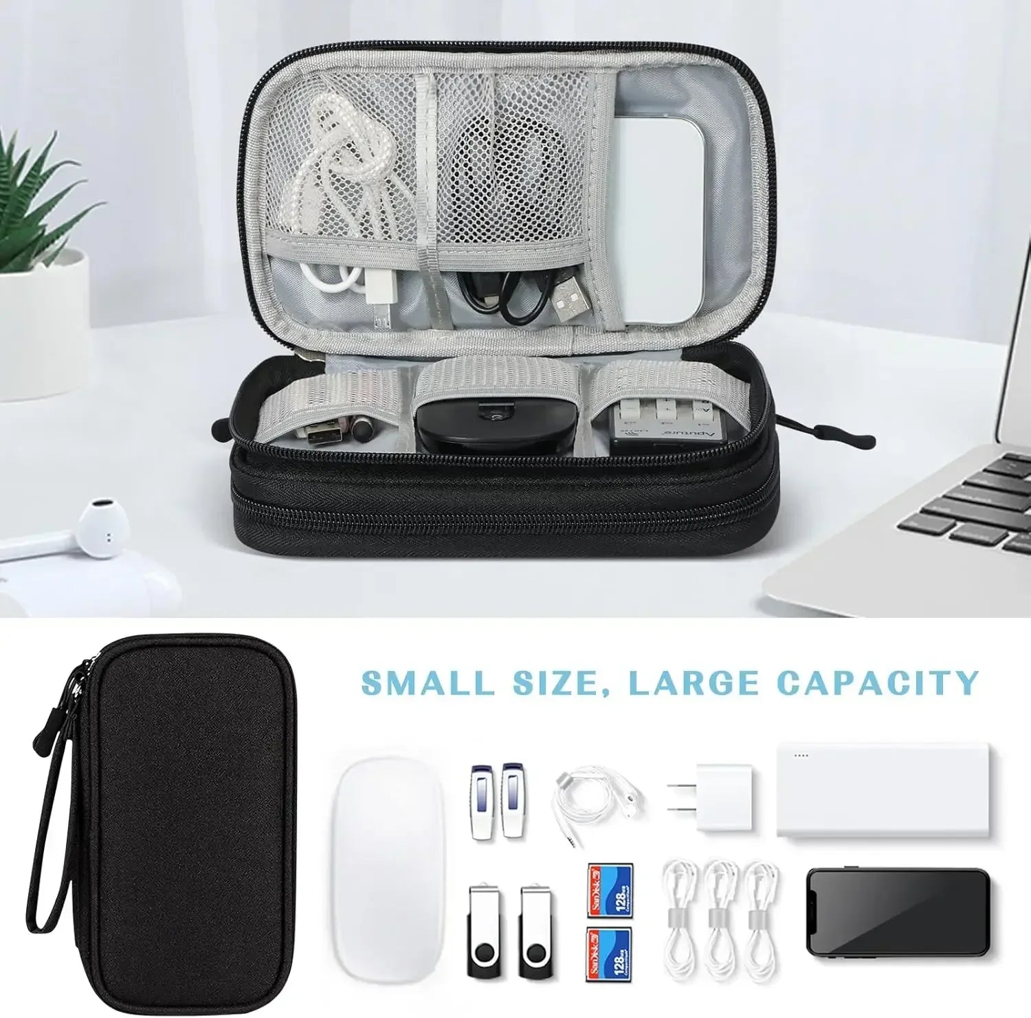 Travel Cable Bag Portable