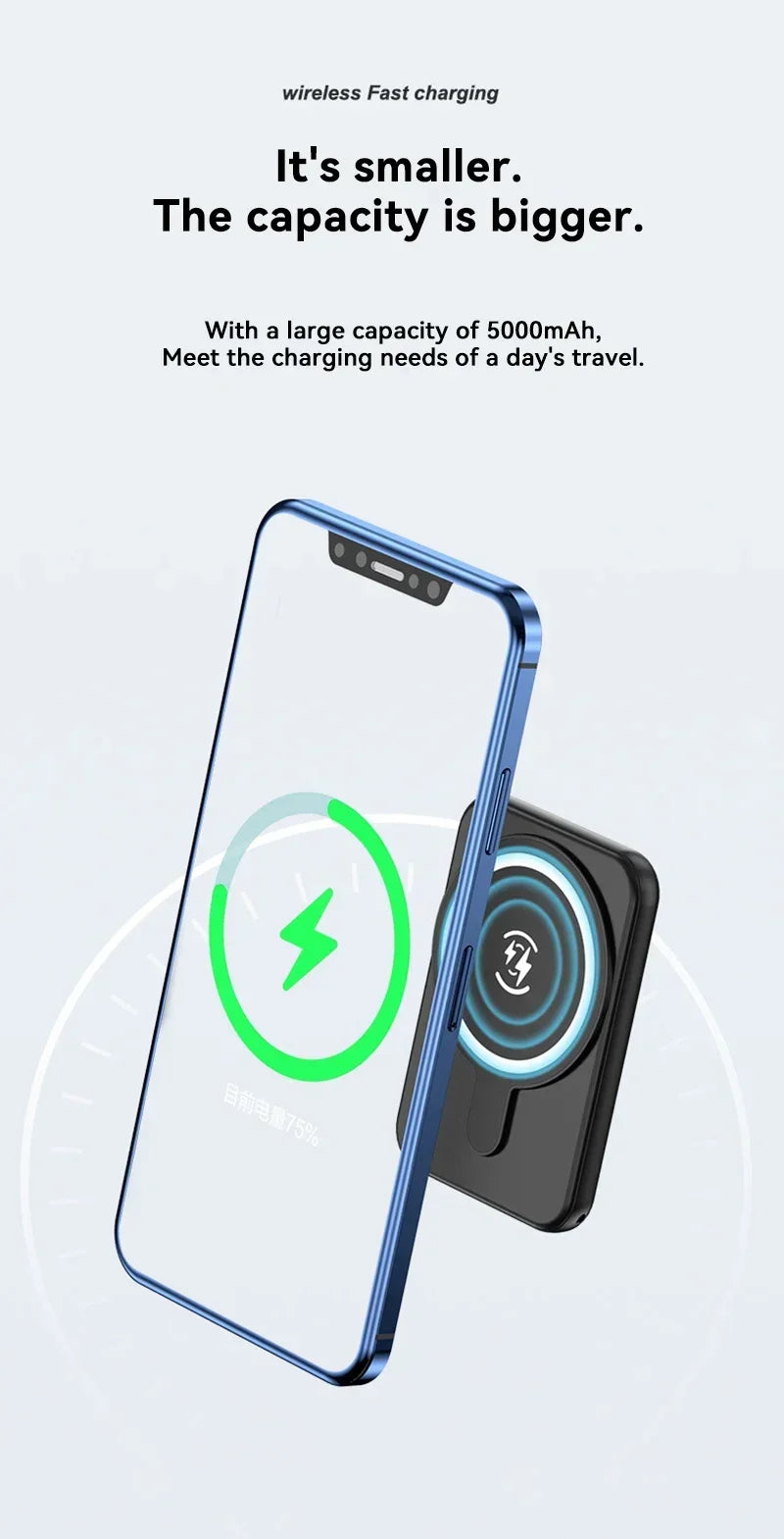 VIVO 5A Magnetic Power Bank 22.5W Wireless