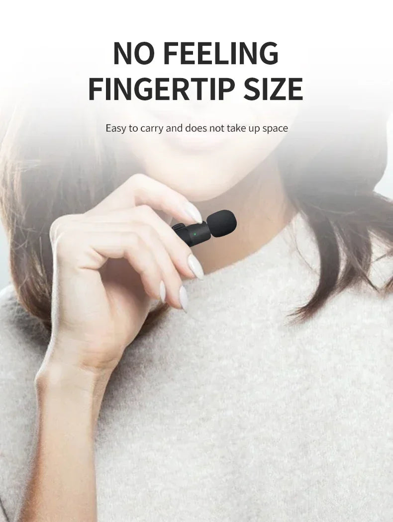 Lenovo Mini Portable Wireless Lavalier Microphone