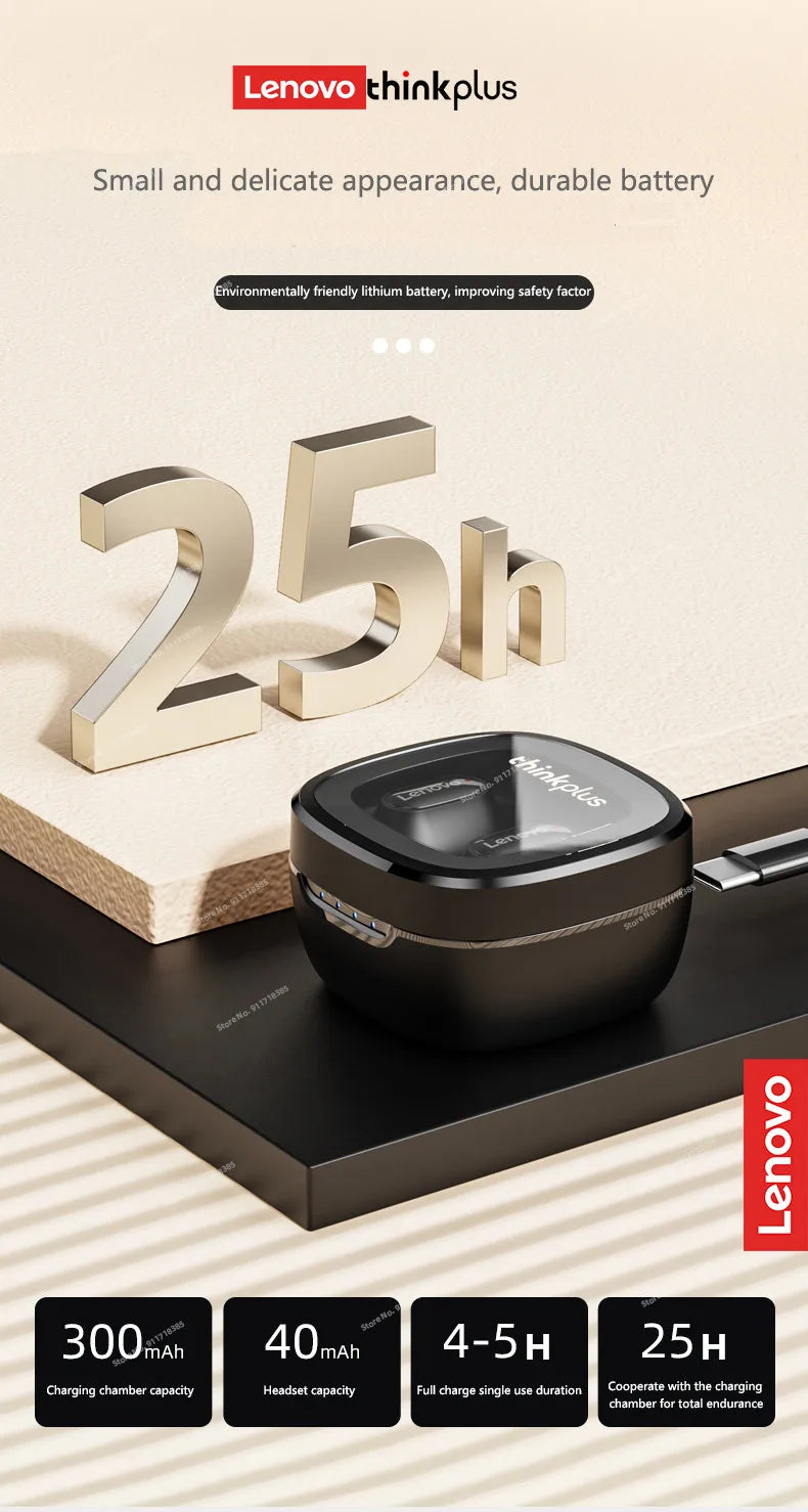 Lenovo XT62 Bluetooth 5.3 Earphones Wireless