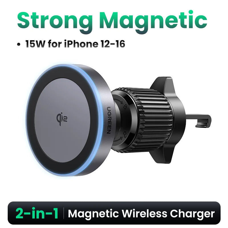 UGREEN Qi2 25W 15W Magnetic Car Phone Holder
