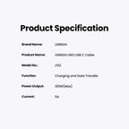UGREEN UNO PD100W Fast Charge USB C Cable