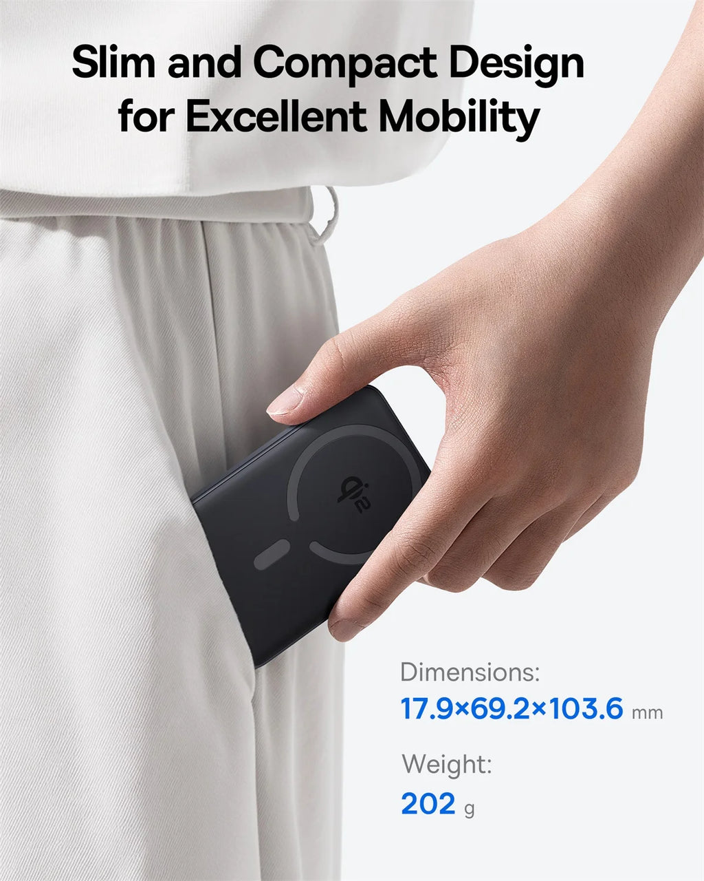 Baseus Qi2 Magnetic Power Bank 10000mah 15W Wireless