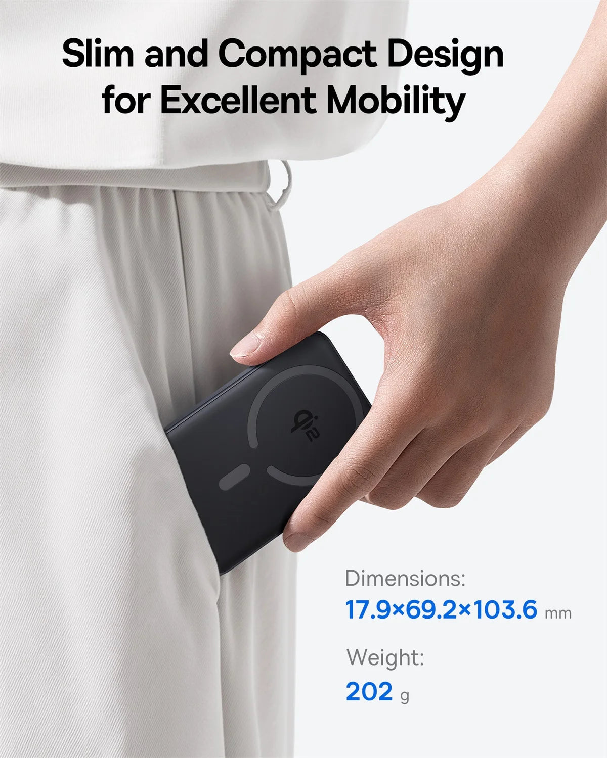 Baseus Qi2 Magnetic Power Bank 10000mah 15W Wireless
