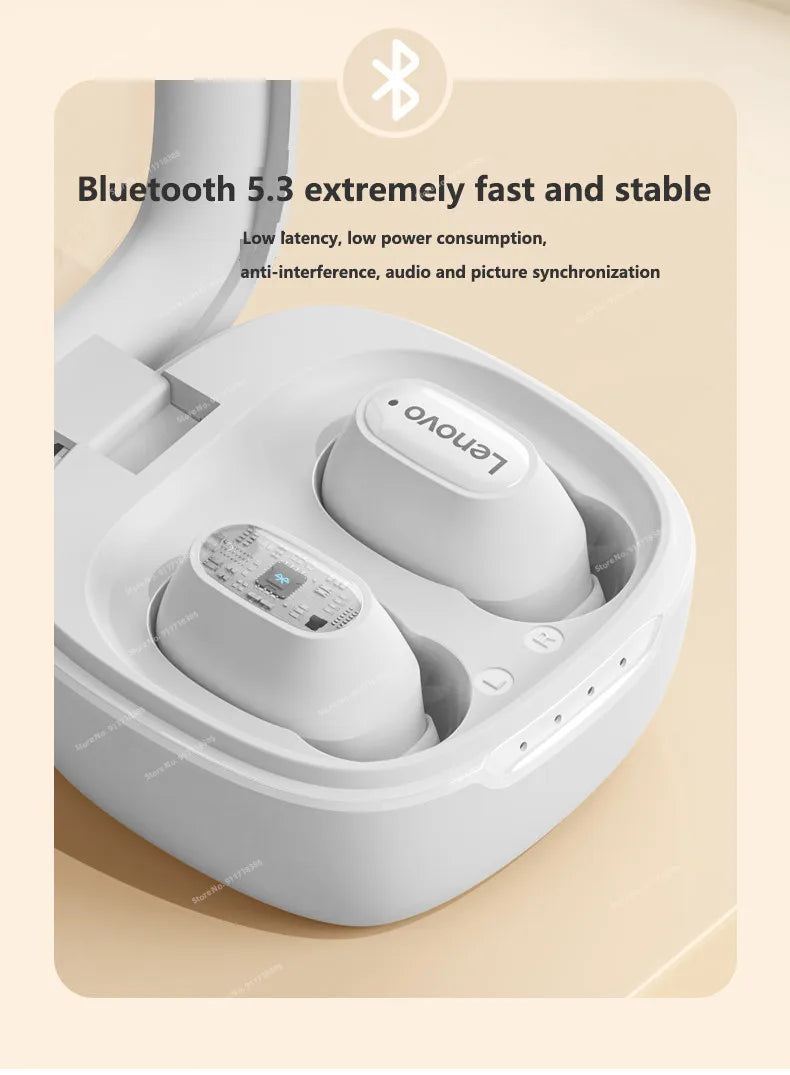 Lenovo XT62 Bluetooth 5.3 Earphones Wireless