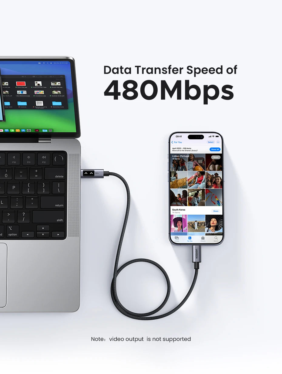 UGREEN UNO PD100W Fast Charge USB C Cable