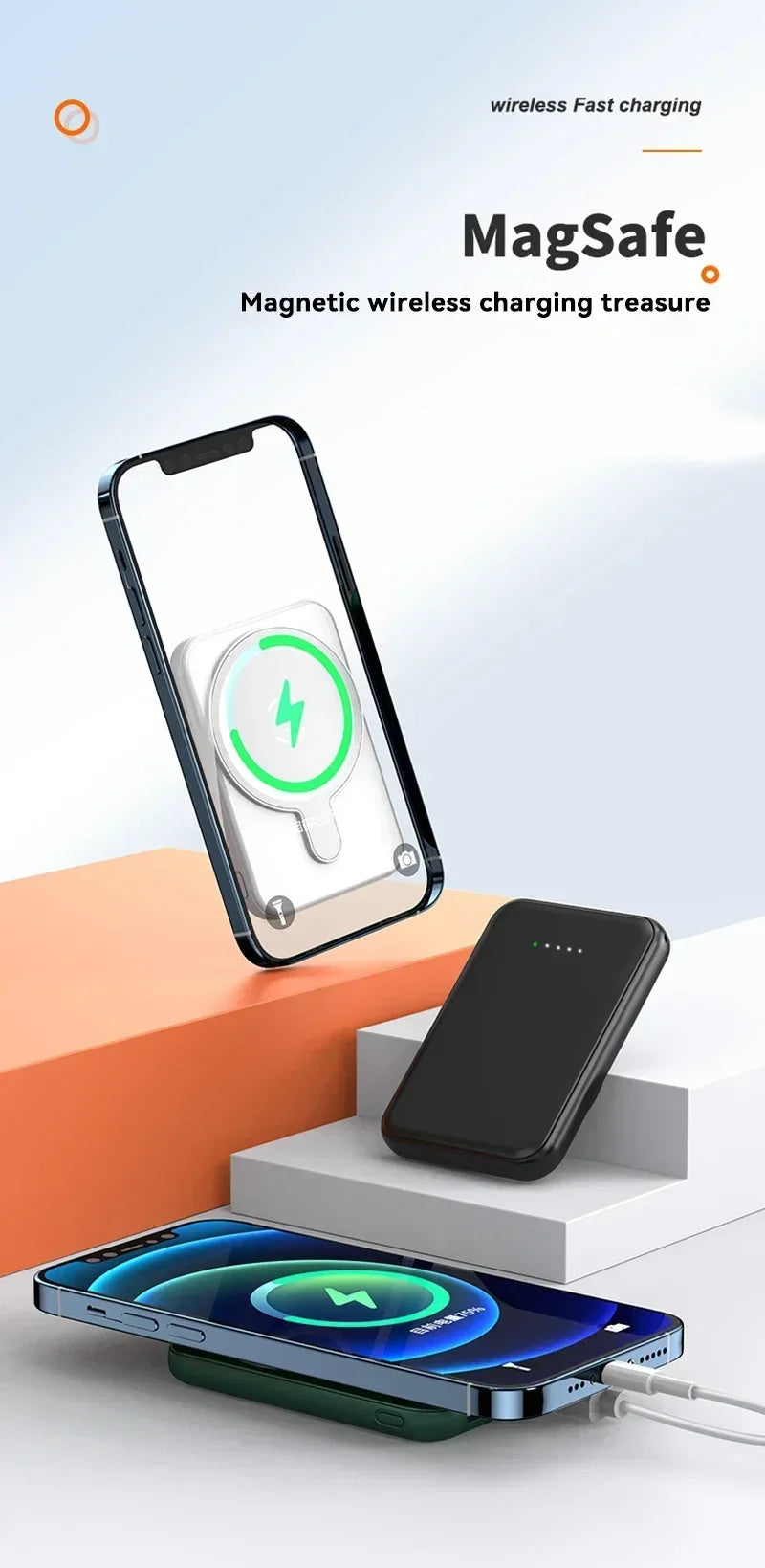 VIVO 5A Magnetic Power Bank 22.5W Wireless