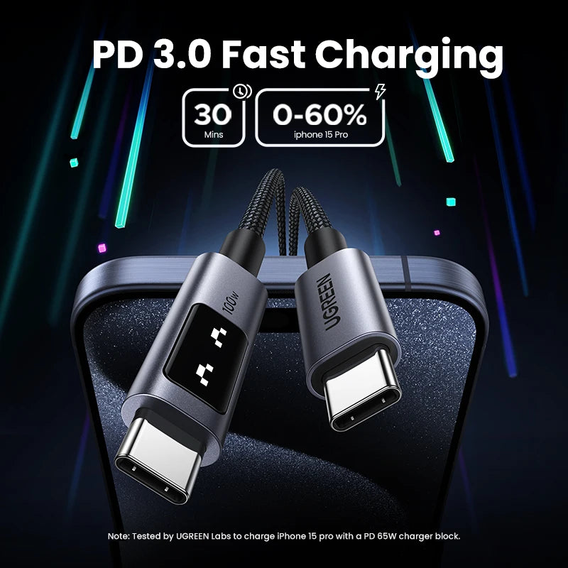 UGREEN UNO PD100W Fast Charge USB C Cable