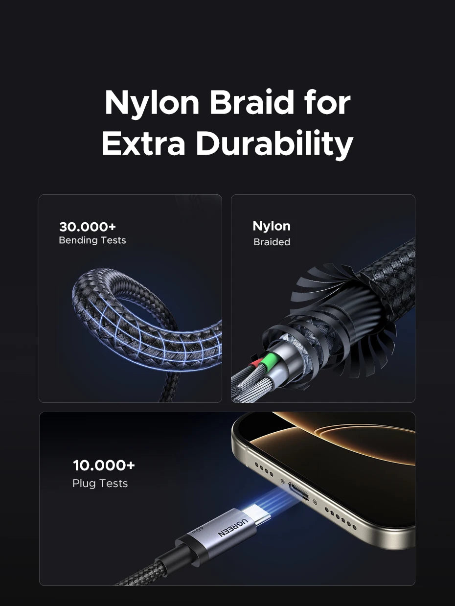 UGREEN USB C Cable PD60W