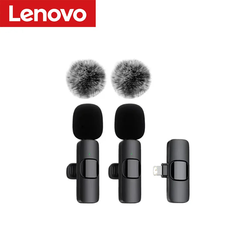 Lenovo Mini Portable Wireless Lavalier Microphone