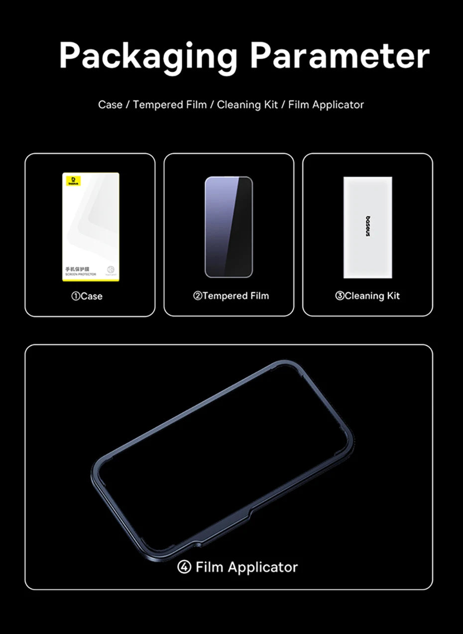 Baseus Tempered Glass for iPhone