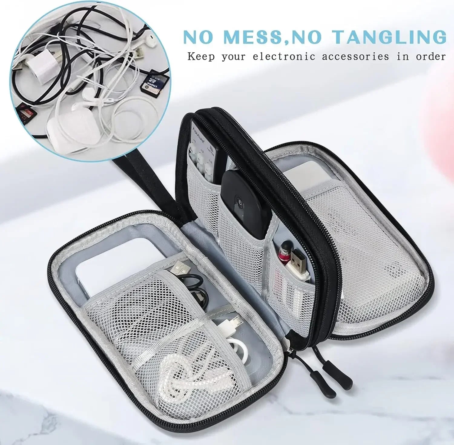 Travel Cable Bag Portable