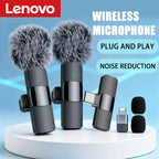 Lenovo Mini Portable Wireless Lavalier Microphone