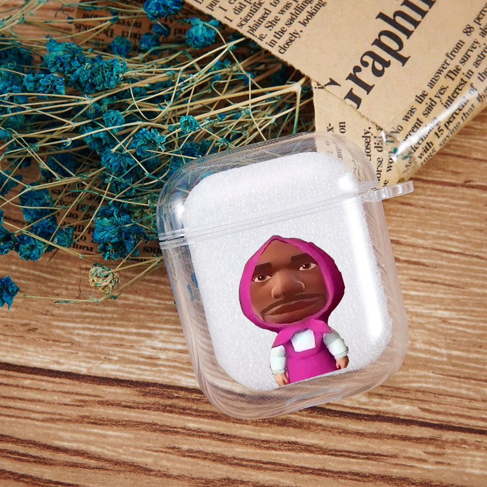 Singer Kanye West Clear AirpodsCase
