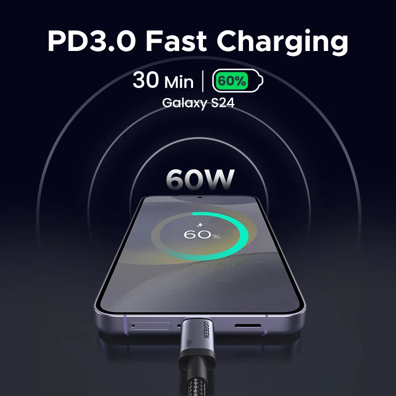UGREEN USB C Cable PD60W
