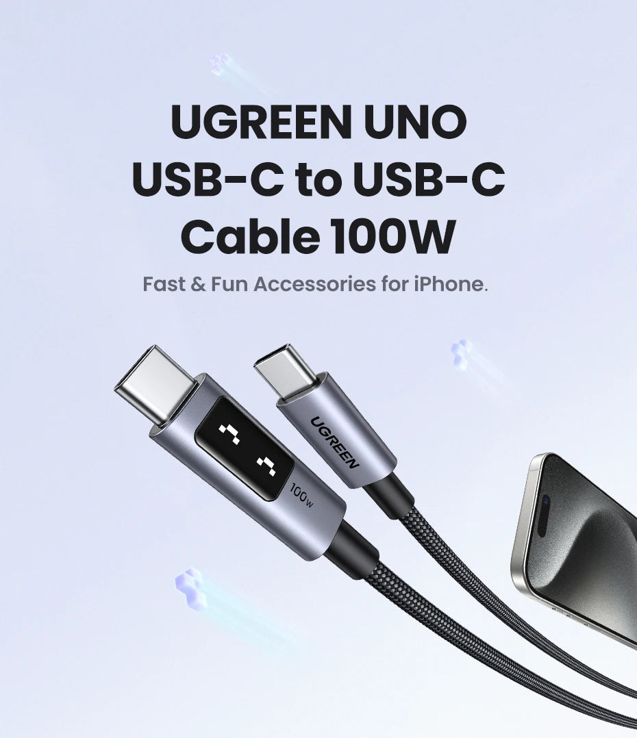 UGREEN UNO PD100W Fast Charge USB C Cable