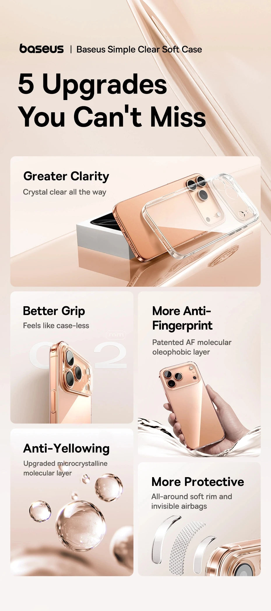 Baseus Clear Case For iPhone