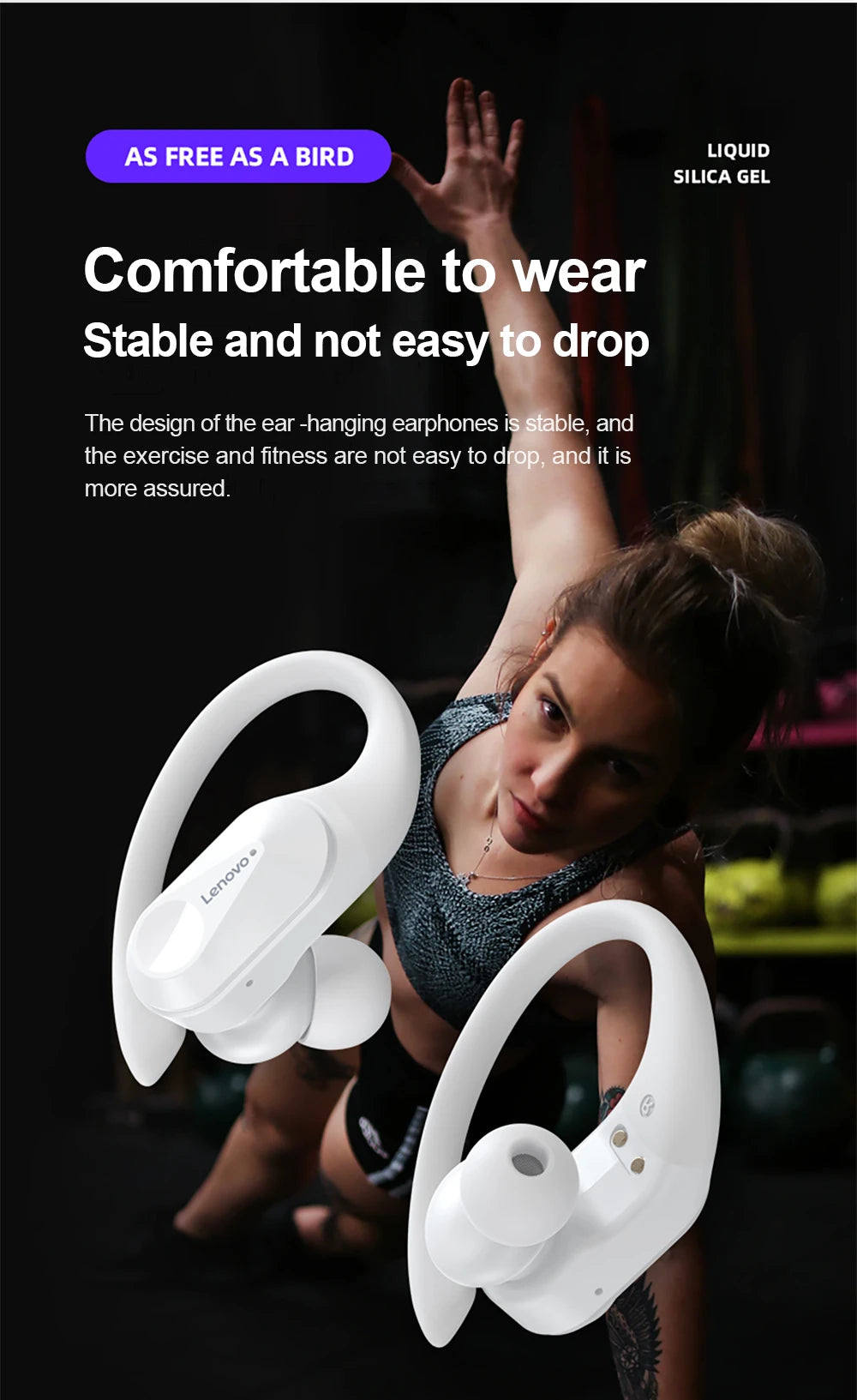 Lenovo LP75 Sports Wireless Earphones