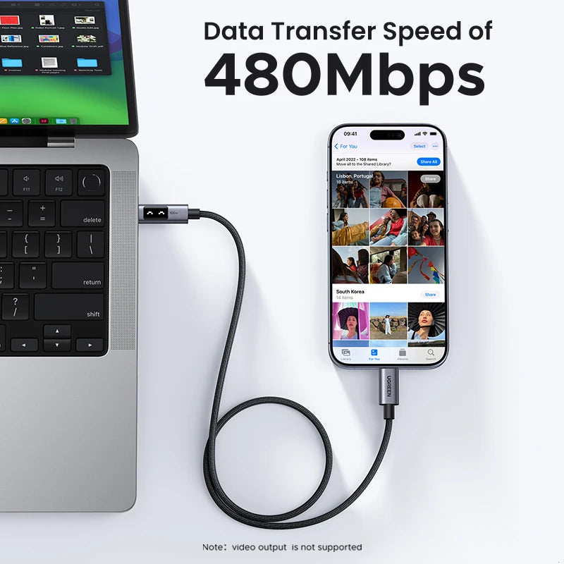 UGREEN UNO PD100W Fast Charge USB C Cable